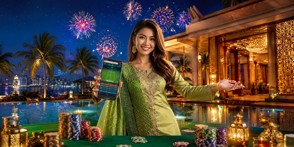 Malaysian players use the 275 mobile app during festivals